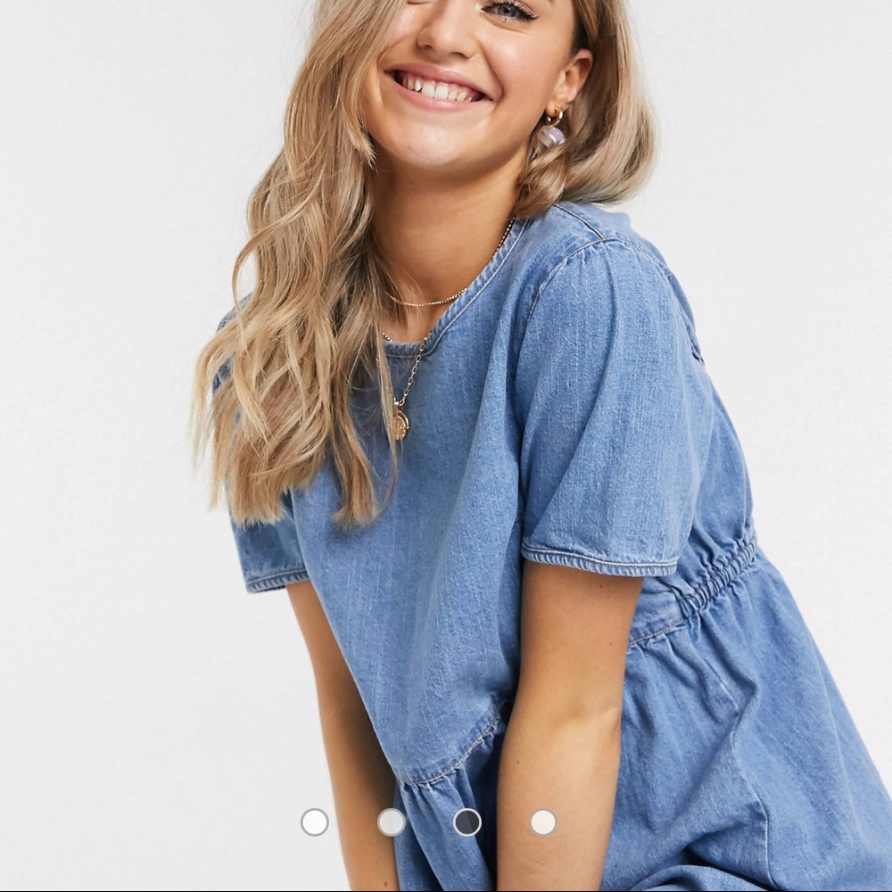 ASOS Denim Smock Dress